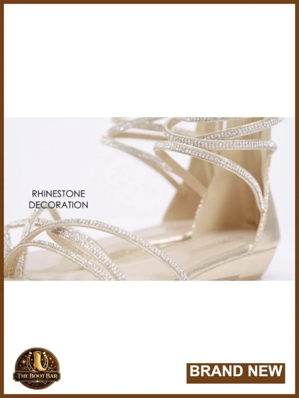 N/A strappy flat